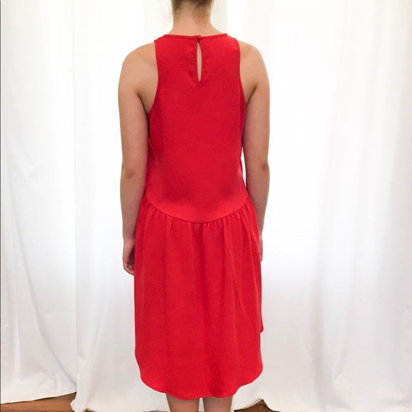 Red high low dress - Picture 5 of 8